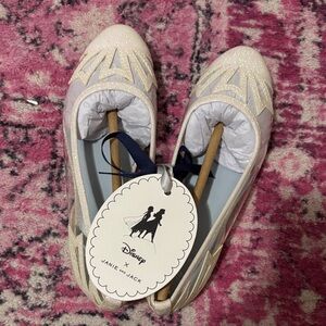 Janie and Jack Glittery White Dress Shoes